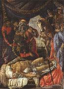 Sandro Botticelli Discovery of the Body of Holofernes (mk36) painting